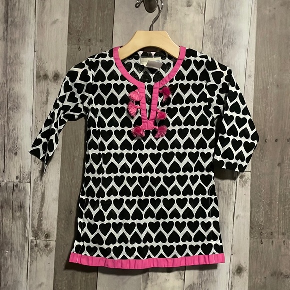 Pottery Barn Kids Heart Tassel Swim Coverup - Picture 1 of 6
